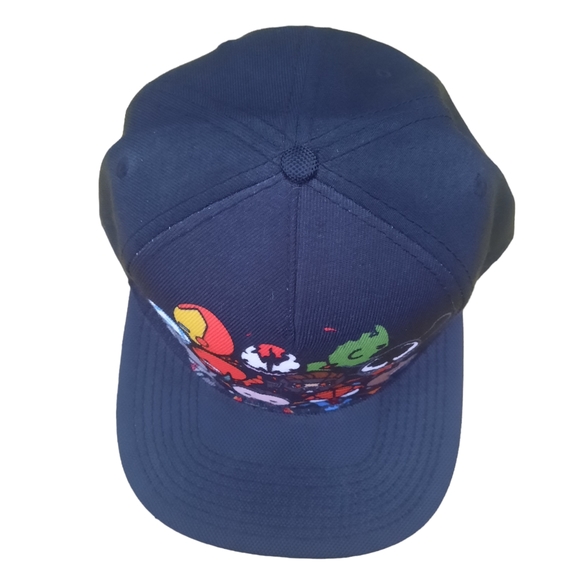Marvel Superhero Cartoon Kawaii Character Baseball Cap Black Wool Blend 115665 - Picture 7 of 13